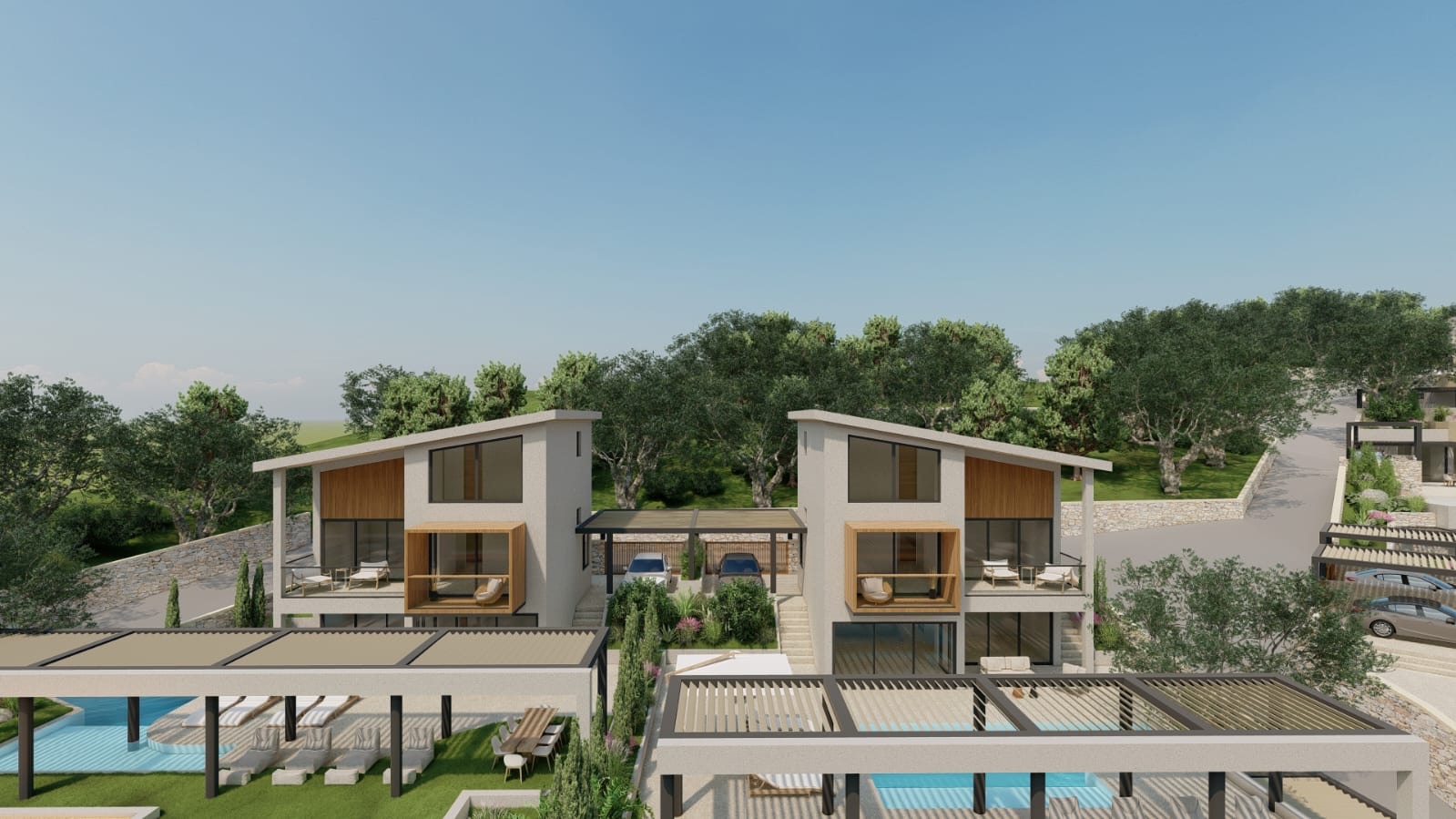 New villa in Perigiali